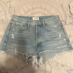 Agolde Parker denim shorts